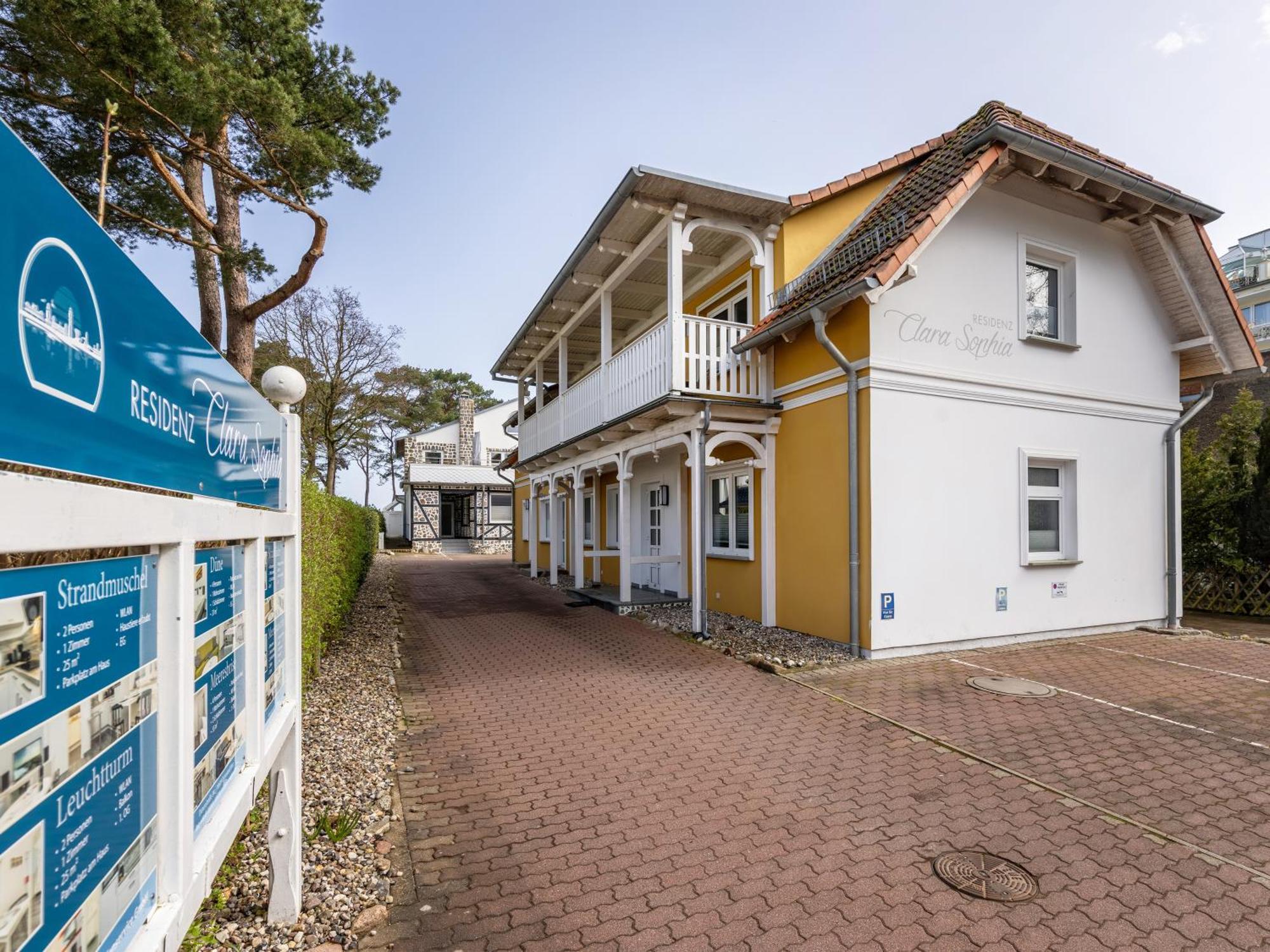 בינץ Ferienwohnung Duene In Der Residenz Clara Sophia מראה חיצוני תמונה
